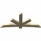 Ekena Millwork Alberta Rough Sawn Timber Gable Bracket, Douglas Fir, 84"W x 38"H x 4"D x 6"F, 11/12 Pitch GBW084X38X0406ALB00RDF - alternate 3